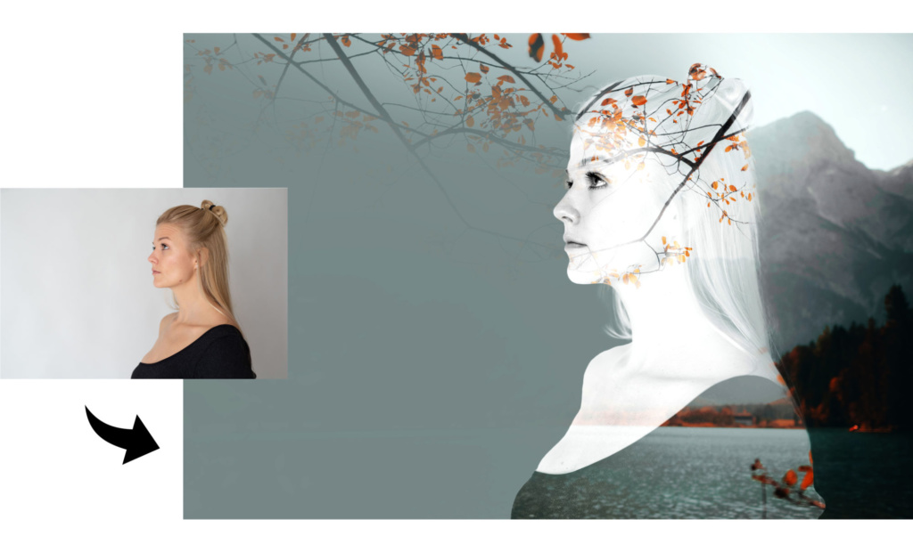 Adobe Photoshop kurz dvojitá expozice