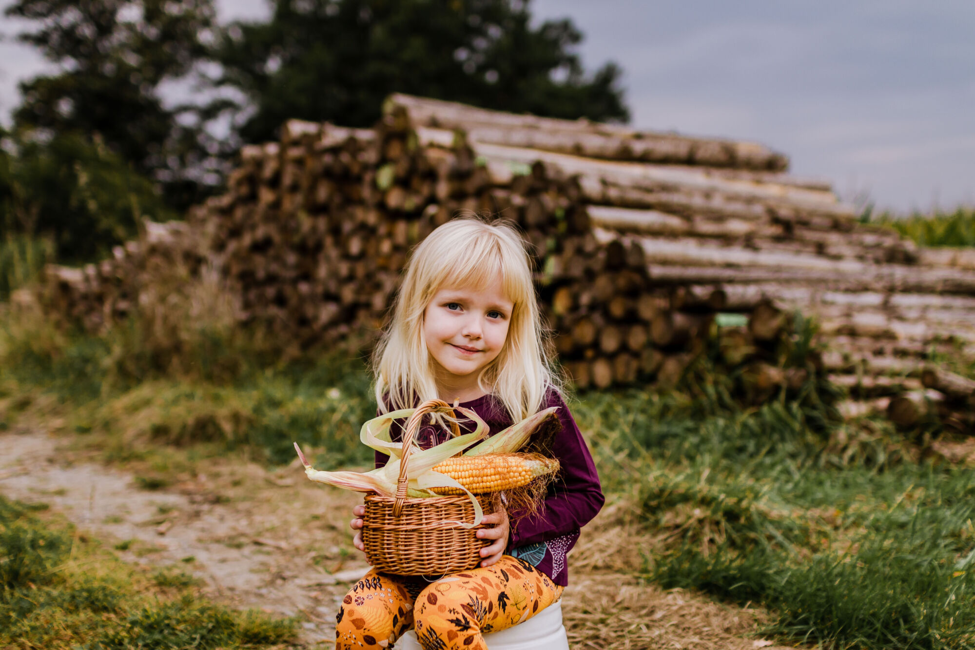 jak fotit přírodu - podzimní focení venku, dětská fotografie