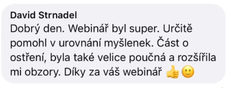 WEBINÁŘ