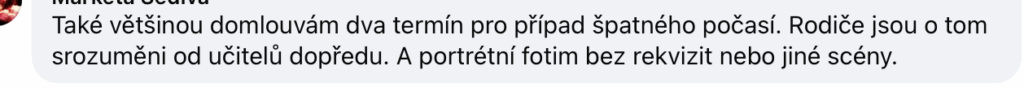 jak fotit školu a školku