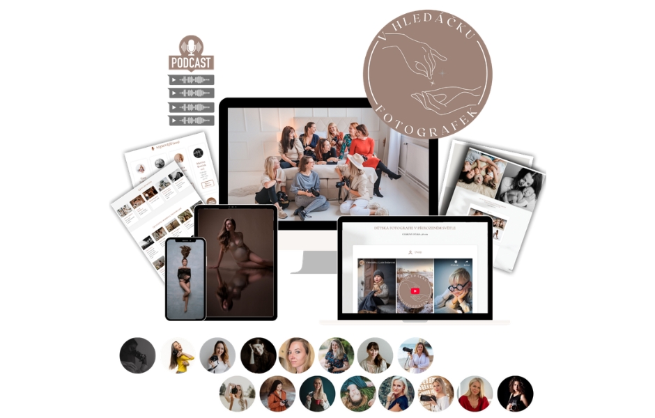 v hledáčku fotografek - projekt pro fotografy - kurzy, videa editace